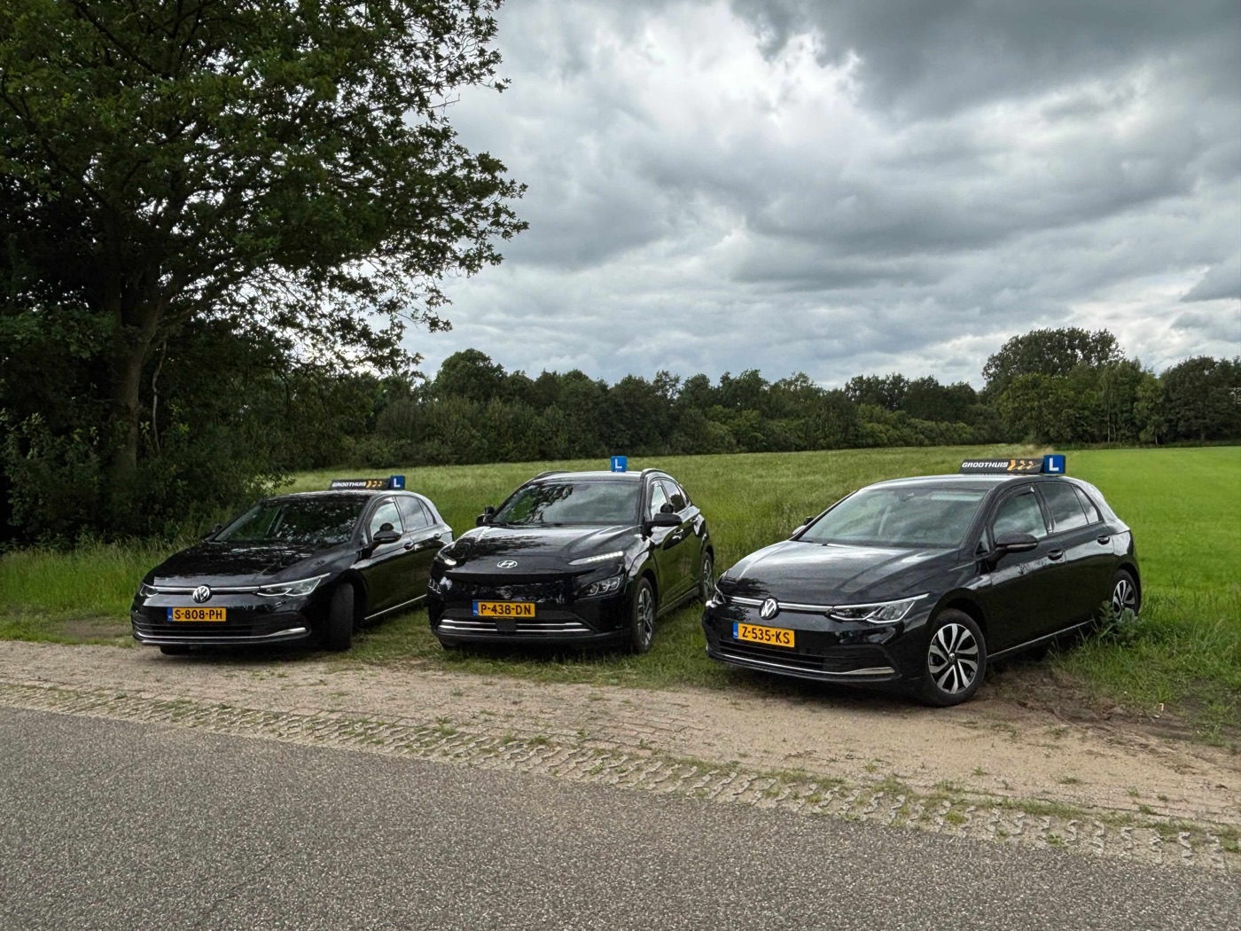 Lesauto van Rijschool Groothuis